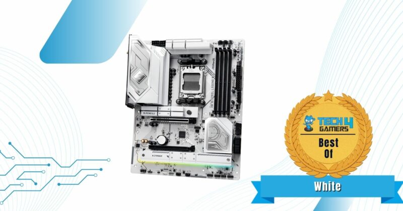 Best White AM5 Motherboard - ASRock X870 Steel Legend WiFi