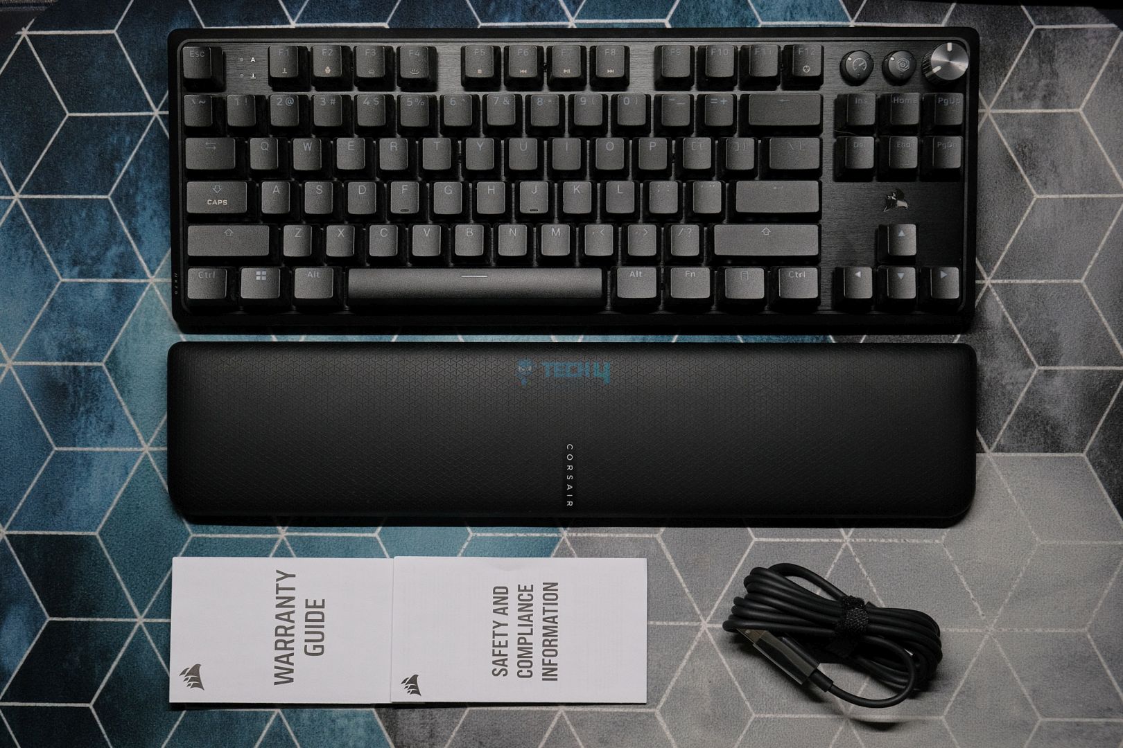 Everything that comes with the Corsair K70 Pro TKL